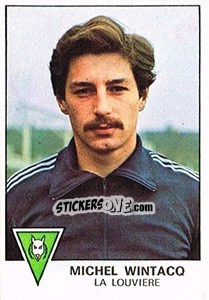 Sticker Michel Wintacq - Football Belgium 1977-1978 - Panini