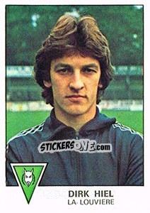Sticker Dirk Hiel - Football Belgium 1977-1978 n. 179 - Panini