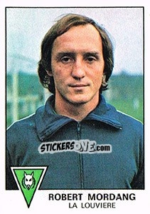 Sticker Robert Mordang - Football Belgium 1977-1978 - Panini