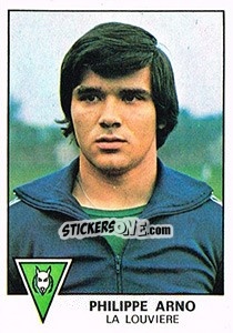 Figurina Philippe Arno - Football Belgium 1977-1978 - Panini