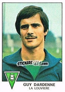 Sticker Guy Dardenne - Football Belgium 1977-1978 - Panini