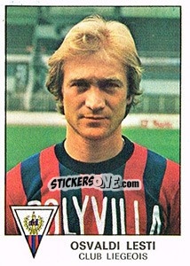 Sticker Osvaldi Lesti - Football Belgium 1977-1978 - Panini