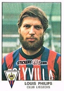 Cromo Louis Philips - Football Belgium 1977-1978 - Panini