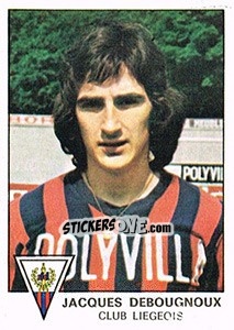 Cromo Jacques Debougnoux - Football Belgium 1977-1978 - Panini