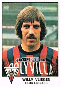 Sticker Willy Vliegen - Football Belgium 1977-1978 n. 197 - Panini