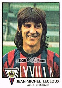 Cromo Jean-Michel Lecloux - Football Belgium 1977-1978 n. 201 - Panini