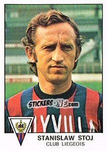 Sticker Stanislaw Stoj - Football Belgium 1977-1978 - Panini