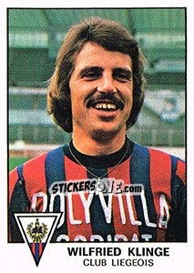 Figurina Wilfried Klinge - Football Belgium 1977-1978 n. 203 - Panini
