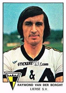 Sticker Raymond van der Borght - Football Belgium 1977-1978 - Panini
