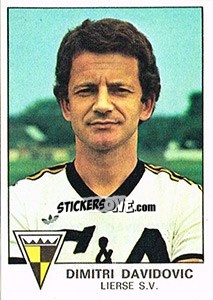 Sticker Dimitri Davidovic - Football Belgium 1977-1978 - Panini