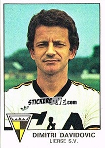 Sticker Dimitri Davidovic - Football Belgium 1977-1978 n. 210 - Panini