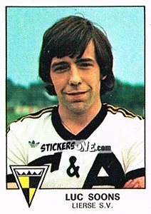 Cromo Luc Soons - Football Belgium 1977-1978 - Panini