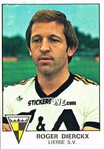 Figurina Roger Dierckx - Football Belgium 1977-1978 - Panini