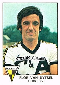 Sticker Flor van Uytsel - Football Belgium 1977-1978 n. 216 - Panini
