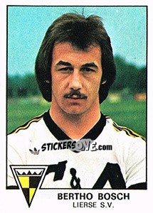Sticker Bertho Bosch - Football Belgium 1977-1978 - Panini