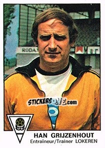 Sticker Han Grijzenhout - Football Belgium 1977-1978 - Panini