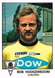 Figurina Bob Hoogenboom - Football Belgium 1977-1978 - Panini