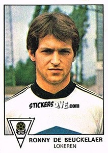 Sticker Ronny de Beuckelaer - Football Belgium 1977-1978 - Panini