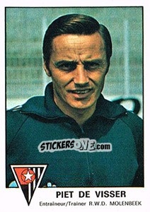 Sticker Piet de Visser - Football Belgium 1977-1978 n. 241 - Panini