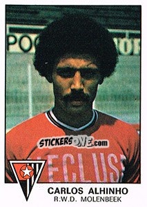 Sticker Carlos Alhinho - Football Belgium 1977-1978 - Panini