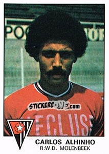Sticker Carlos Alhinho - Football Belgium 1977-1978 n. 244 - Panini