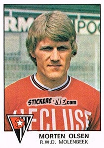 Sticker Morten Olsen - Football Belgium 1977-1978 - Panini