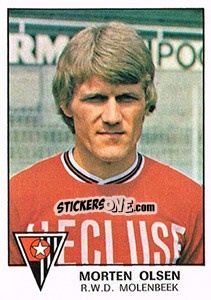 Sticker Morten Olsen - Football Belgium 1977-1978 n. 247 - Panini