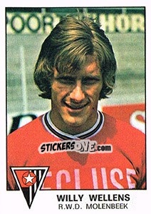 Figurina Willy Wellens - Football Belgium 1977-1978 - Panini