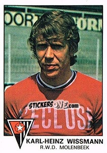 Cromo Karl-Heinz Wissmann - Football Belgium 1977-1978 n. 253 - Panini