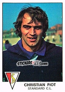Sticker Christian Piot - Football Belgium 1977-1978 n. 259 - Panini