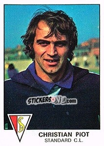 Cromo Christian Piot - Football Belgium 1977-1978 - Panini