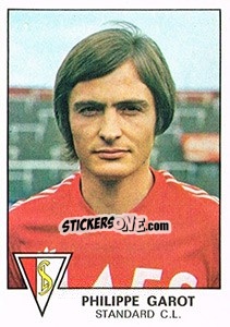Sticker Philippe Garot - Football Belgium 1977-1978 - Panini