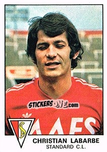 Sticker Christian Labarbe - Football Belgium 1977-1978 - Panini