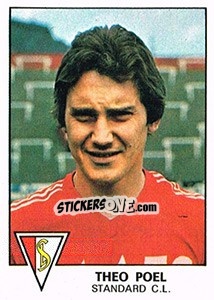 Sticker Theo Poel - Football Belgium 1977-1978 - Panini