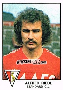 Sticker Alfred Riedl - Football Belgium 1977-1978 - Panini