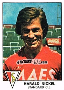 Figurina Harald Nickel - Football Belgium 1977-1978 - Panini