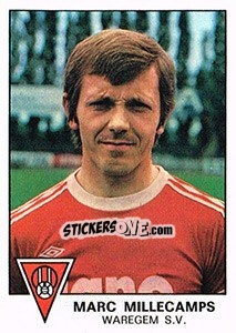 Cromo Marc Millecamps - Football Belgium 1977-1978 - Panini