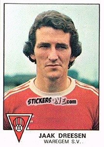 Figurina Jaak Dreesen - Football Belgium 1977-1978 - Panini