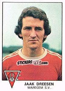 Sticker Jaak Dreesen - Football Belgium 1977-1978 n. 283 - Panini