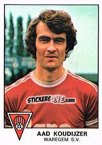 Sticker Aad Koudijzer - Football Belgium 1977-1978 - Panini