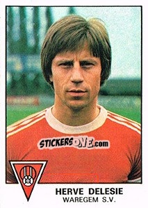 Cromo Herve Delesie - Football Belgium 1977-1978 n. 286 - Panini