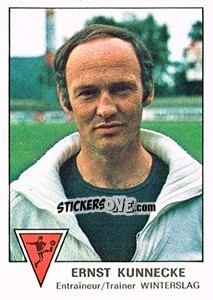 Figurina Ernst Kunnecke - Football Belgium 1977-1978 - Panini