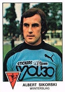 Figurina Albert Sikorski - Football Belgium 1977-1978 - Panini