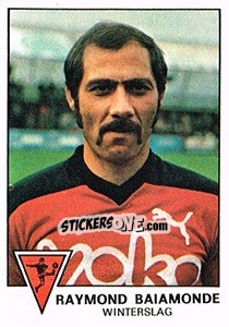 Sticker Raymond Baiamonde - Football Belgium 1977-1978 - Panini