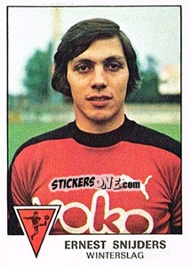 Cromo Ernest Snijders - Football Belgium 1977-1978 - Panini