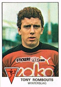 Figurina Tony Rombouts - Football Belgium 1977-1978 - Panini