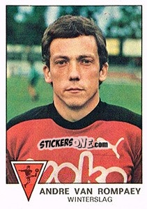 Sticker Andre van Rompaey - Football Belgium 1977-1978 - Panini
