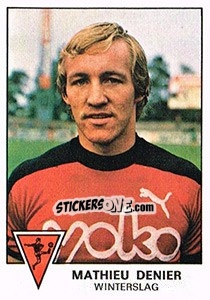 Sticker Mathieu Denier - Football Belgium 1977-1978 n. 299 - Panini