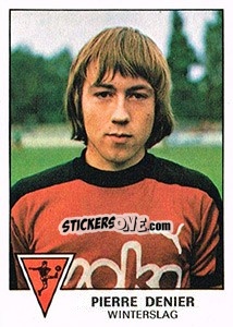Cromo Pierre Denier - Football Belgium 1977-1978 - Panini