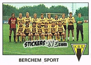 Figurina Team - Football Belgium 1977-1978 n. 312 - Panini